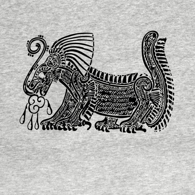 Teotihuacan Jaguar T-Shirt by chimalliclothingco